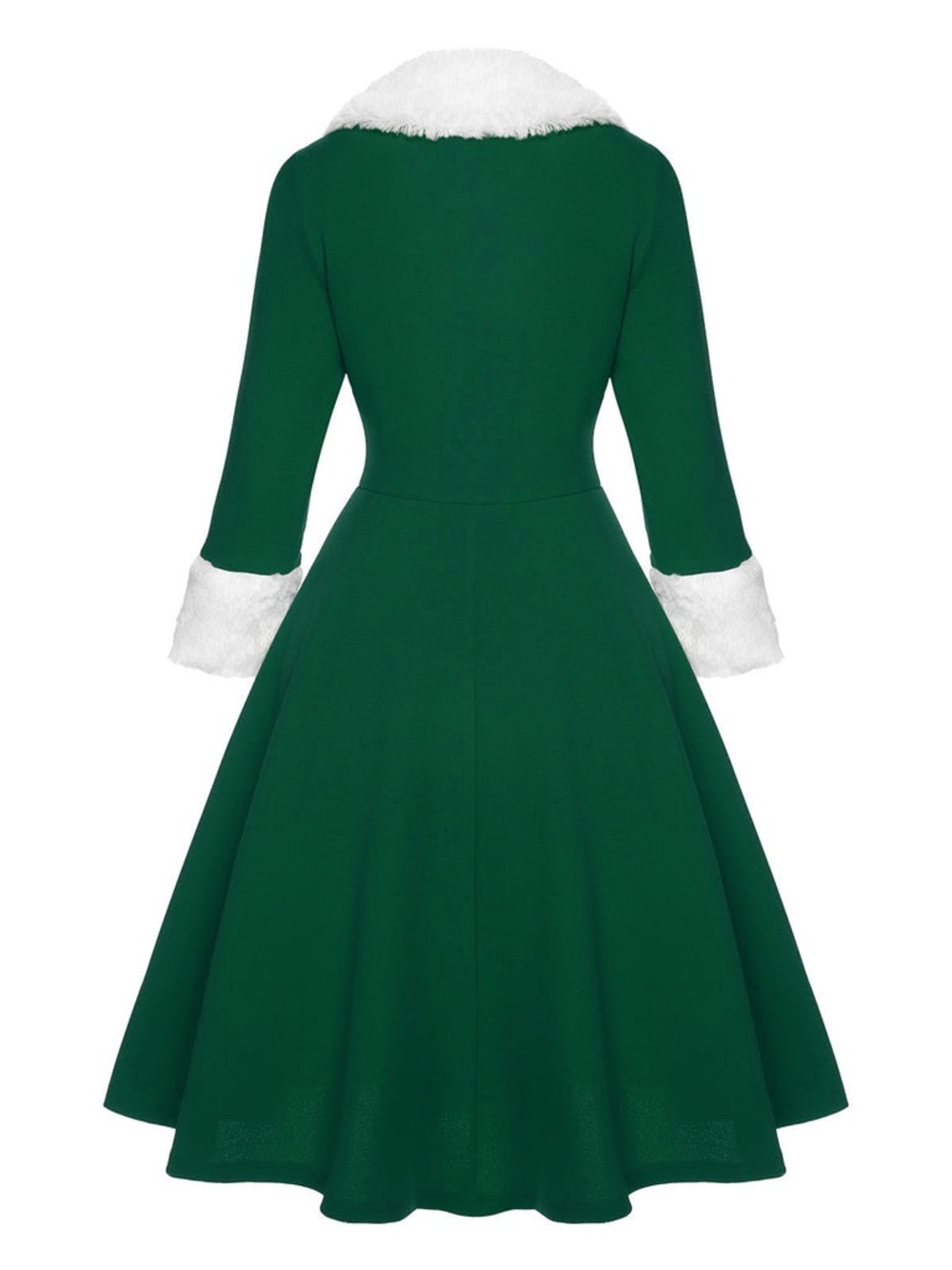 CHRISTMAS LAPEL DRESS - Picture 2 of 6